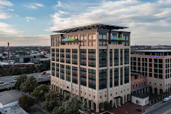 The new headquarters saw a 91 percent reduction in utilities and carbon emissions and an 85 percent reduction in water usage compared to the former Credit Human building. The new headquarters saw a 91 percent reduction in utilities and carbon emissions and an 85 percent reduction in water usage compared to the former Credit Human building.