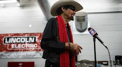 Racing legend Richard Petty speaks to students from Randleman High School. Racing legend Richard Petty speaks to students from Randleman High School.