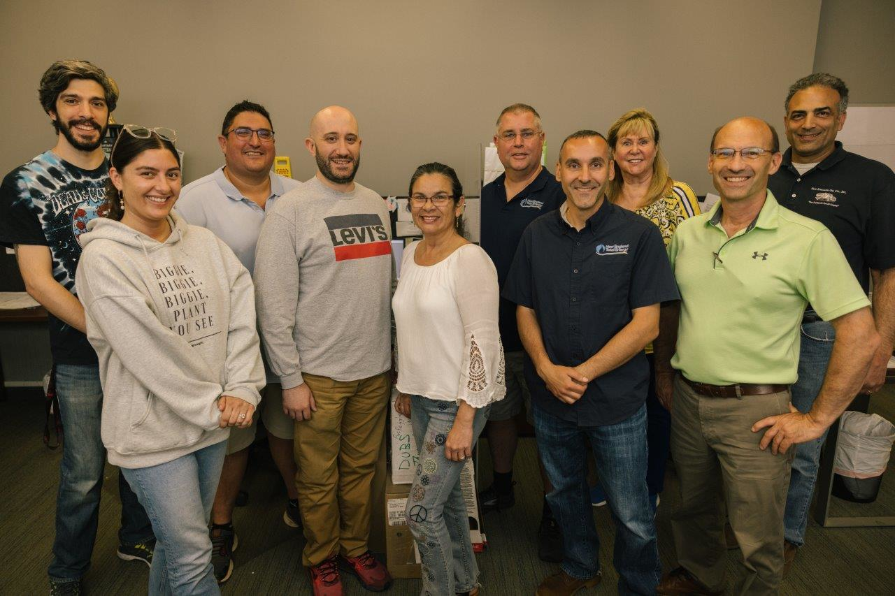 A few New England Total Energy team members. 'We&rsquo;re always looking for ways to grow and diversify,&rdquo; said Yolanda Cortese, center.
