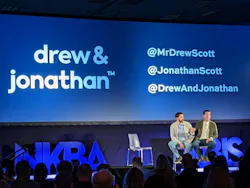 Drew & Jonathan Scott, the Property Brothers, speak at the NKBA's State of the Industry Address. Drew & Jonathan Scott, the Property Brothers, speak at the NKBA's State of the Industry Address.