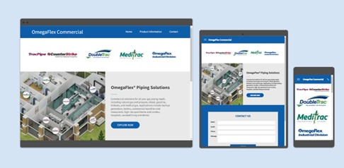 The new website as seen on desktop, tablet and phone.