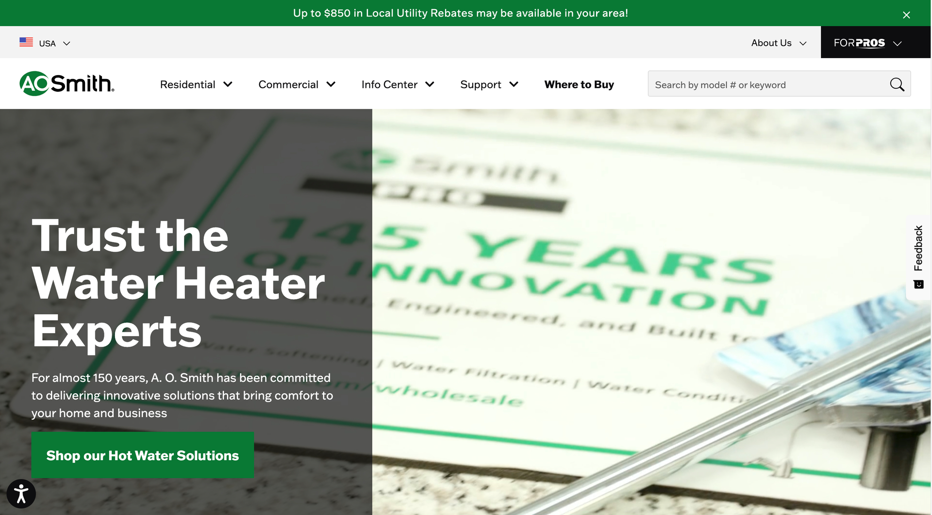 The new hotwater.com site.