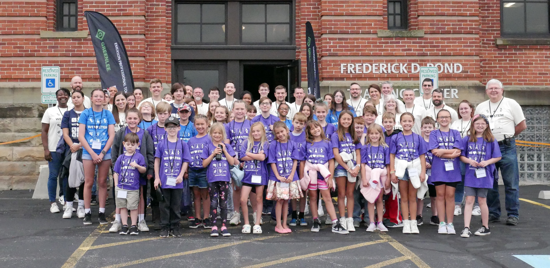 Young participants in RIDGID's We Love STEM Day.