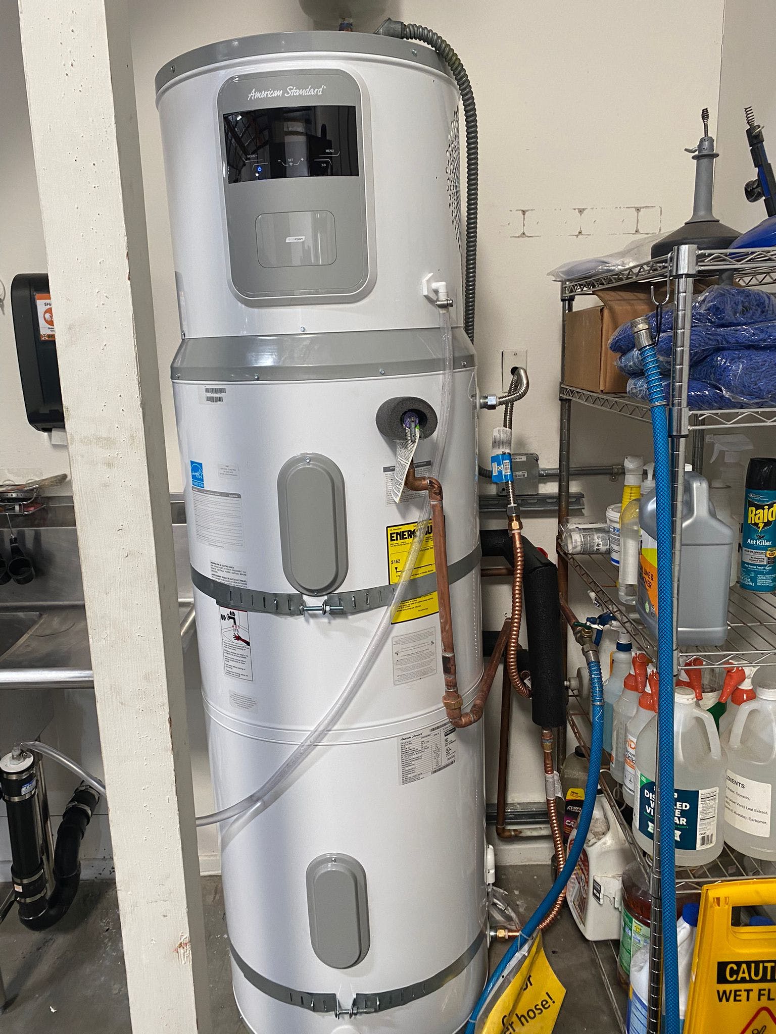 Phenix Technology in Riverside, Calif., installed an American Standard Water Heaters Hybrid Heat Pump in its 14,000 square foot office as a way to help save energy in the building.