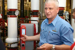 The head of engineering/maintenance at the Delta Hotel. Delta Hotel is part of the Enwave District Energy System in Toronto, Canada, that uses the cooling power of Lake Ontario. The head of engineering/maintenance at the Delta Hotel. Delta Hotel is part of the Enwave District Energy System in Toronto, Canada, that uses the cooling power of Lake Ontario.