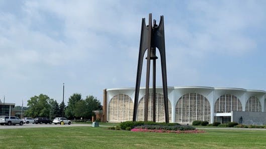 The St. Paul Catholic Church spans roughly 18,000 square feet with seating for 950 parishioners.