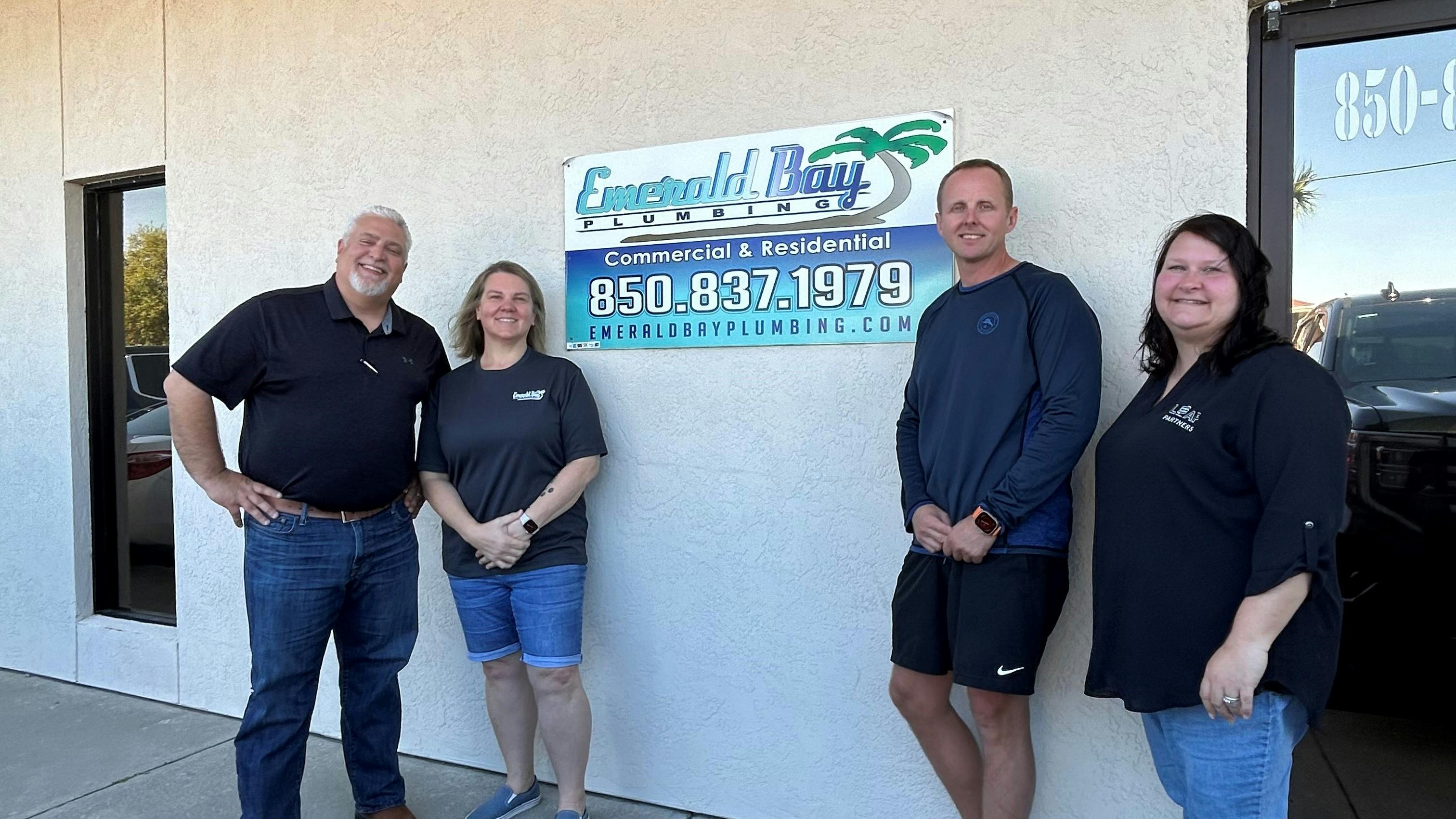 Left to right: Ben Scott, Amy Walsh, Marcus Cook, and Kristi Toth.