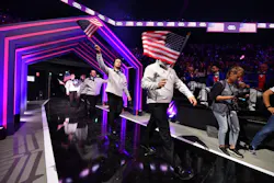 Opening ceremonies of the WorldSkills competition in Lyon, France. Opening ceremonies of the WorldSkills competition in Lyon, France.