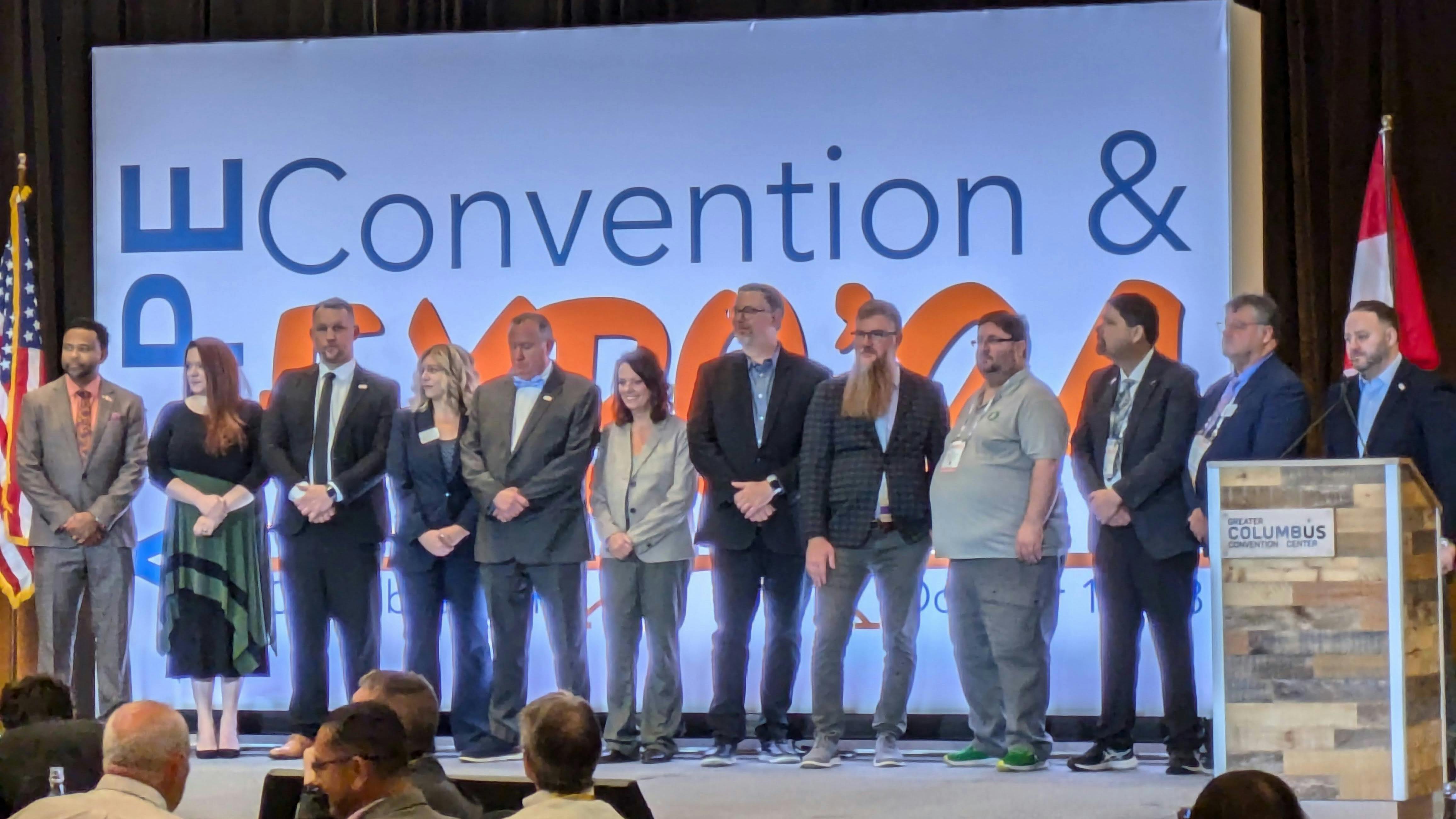 The 2024-2026 ASPE Board of Directors at the Breakfast Awards Ceremony held October 21st.