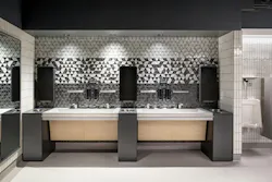 Sloan’s Designer Series™ Wall-mounted Weir Deck and Gradient Sinks are engineered to withstand frequent use, helping Intuit Dome reduce maintenance costs and minimize downtime. Sloan’s Designer Series™ Wall-mounted Weir Deck and Gradient Sinks are engineered to withstand frequent use, helping Intuit Dome reduce maintenance costs and minimize downtime.