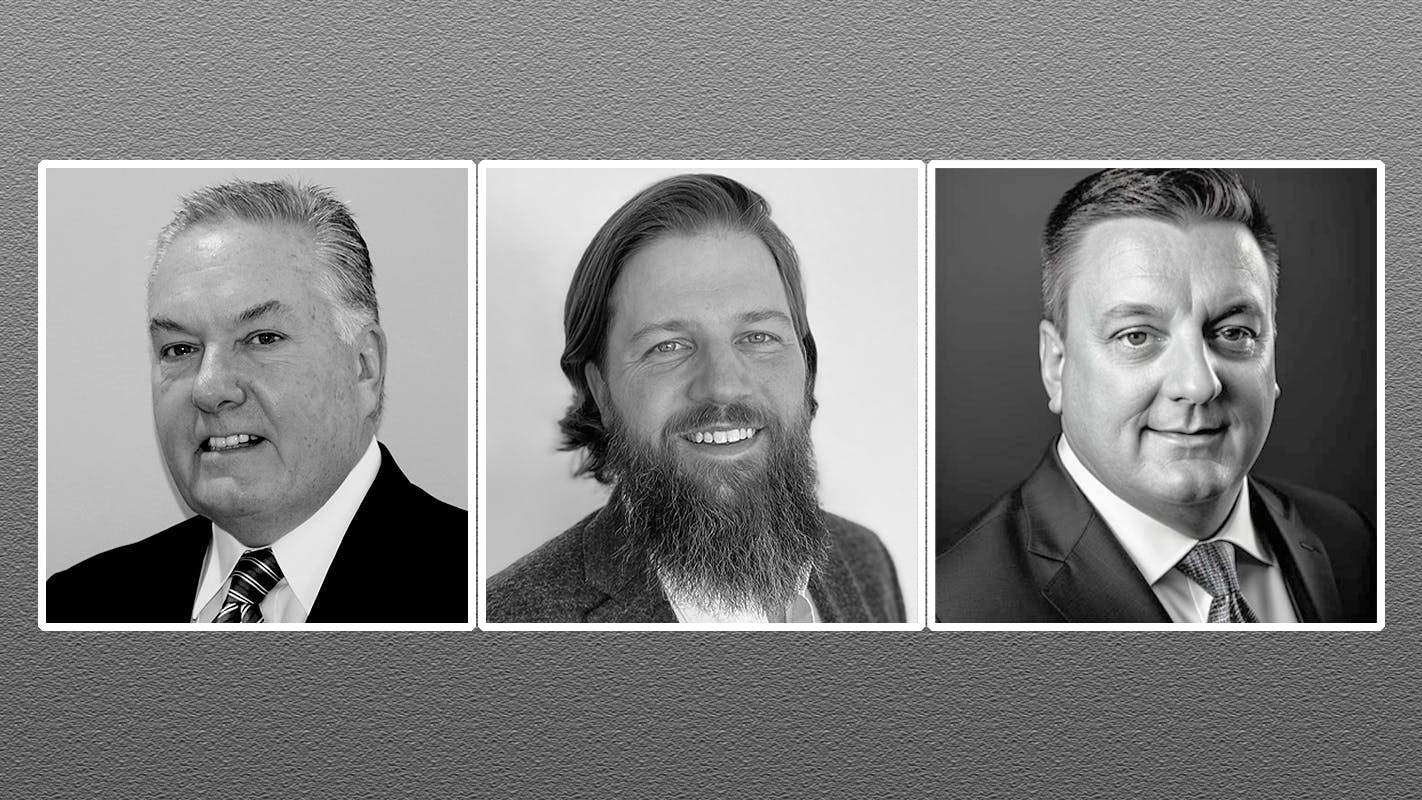 Left to right, Mark Gierla, Matt Patterson and Jerry Lapour.