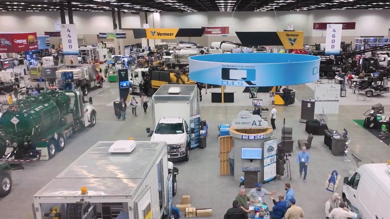 A shot from the show floor at the 2024 WWETT Show.