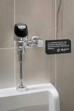 Royal® 111 and SOLIS® 8111 Exposed Sensor Water Closet Flushometers are designed for use with reclaimed water. Royal® 111 and SOLIS® 8111 Exposed Sensor Water Closet Flushometers are designed for use with reclaimed water.