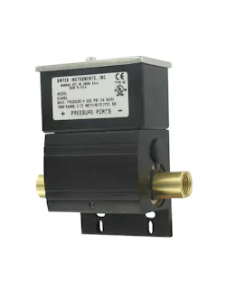 Differential pressure switch. Differential pressure switch.