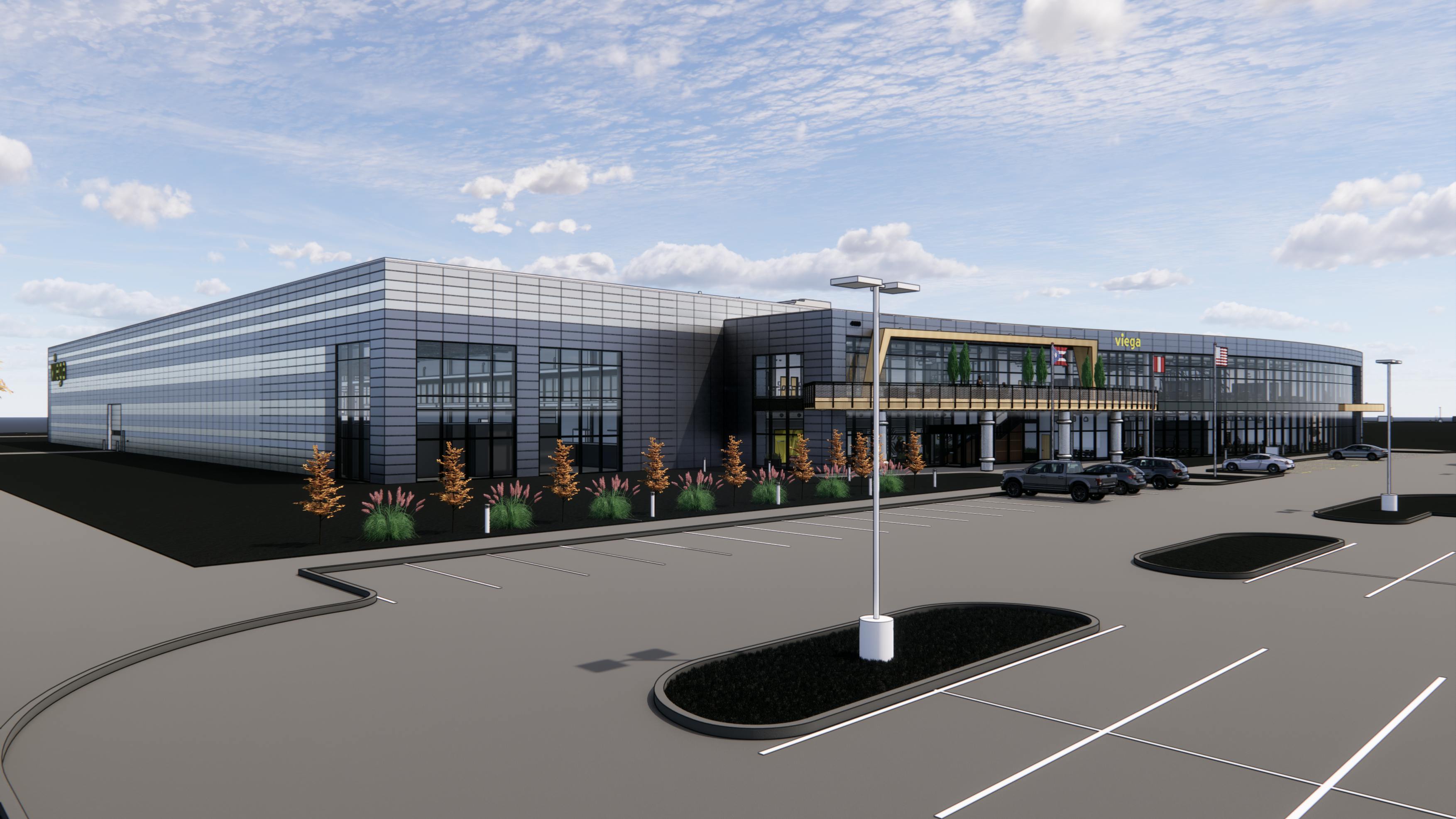A computer rendering of the new Mantua, OH facility.