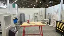 An example of the plumbing competition set-up from WorldSkills 2024 in Lyon, France. An example of the plumbing competition set-up from WorldSkills 2024 in Lyon, France.