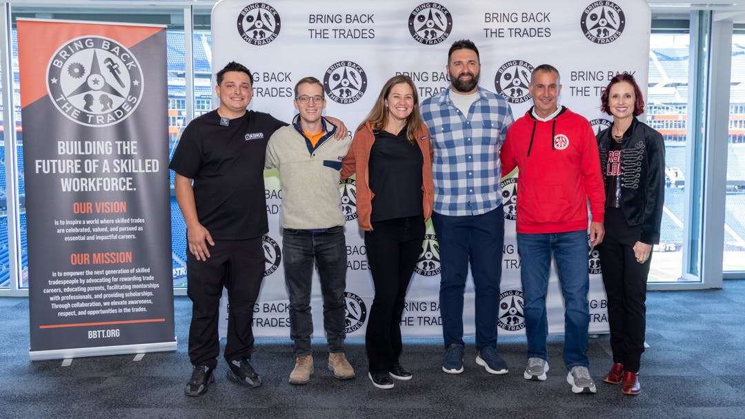 The Bring Back the Trades team and guests.