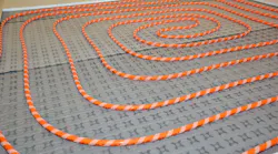 Hydronic radiant floor system Hydronic radiant floor system