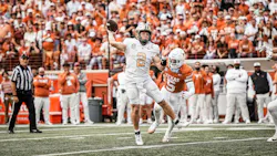 Vanderbilt’s Diego Pavia in action. Vanderbilt’s Diego Pavia in action.