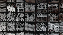 assortment of steel pipes assortment of steel pipes