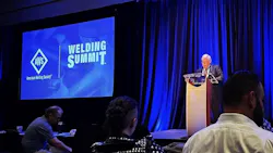 Speaker and attendees at the 2025 AWS Welding Summit. Speaker and attendees at the 2025 AWS Welding Summit.