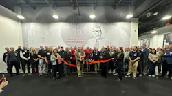 The ribbon cutting ceremony at the new Maple Heights training center. The ribbon cutting ceremony at the new Maple Heights training center.