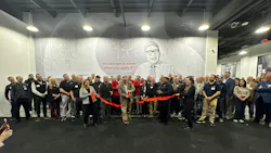 The ribbon cutting ceremony at the new Maple Heights training center. The ribbon cutting ceremony at the new Maple Heights training center.