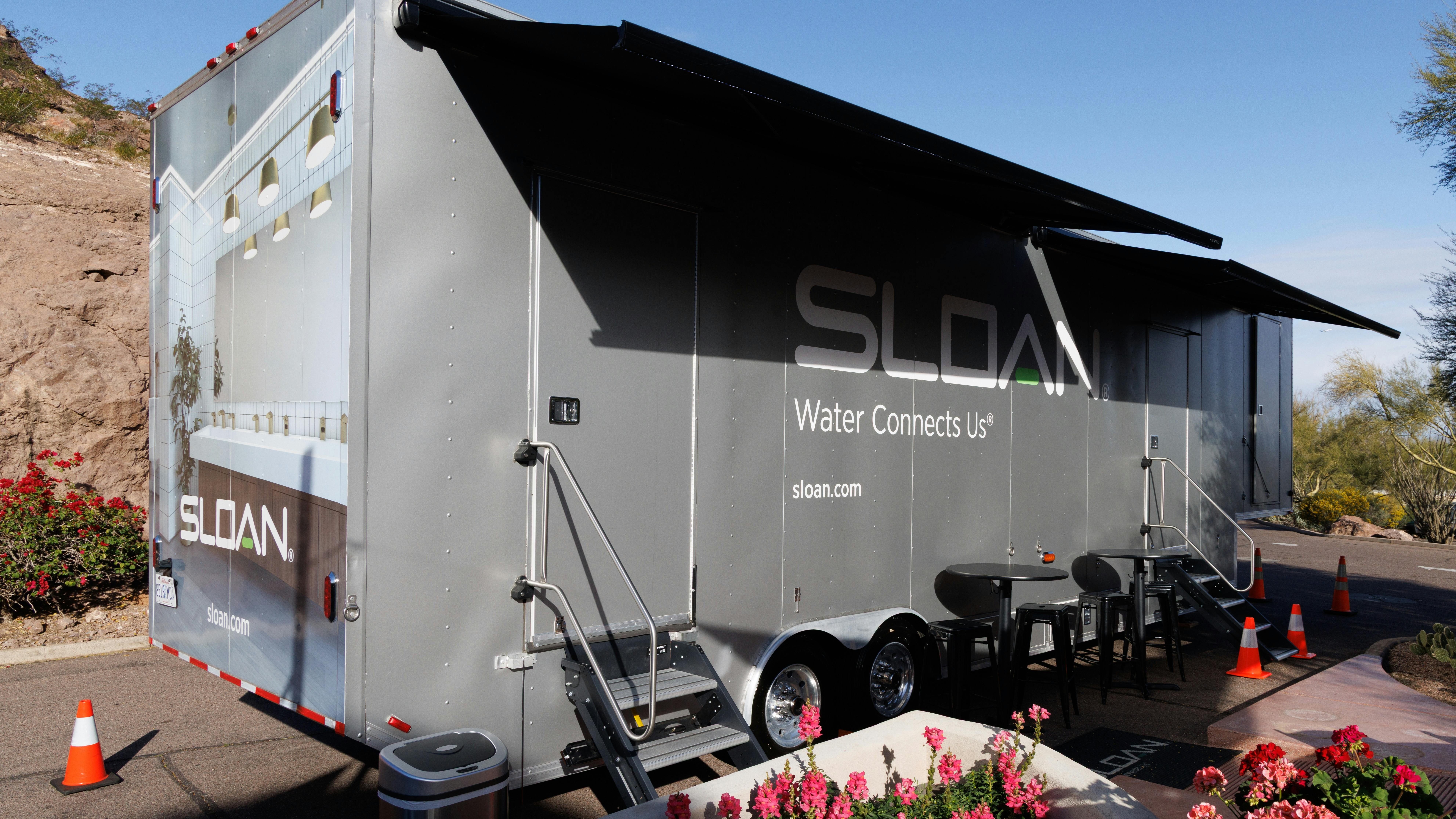 The updated Sloan Mobile Showroom.