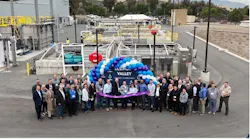 At the ribbon-cutting ceremony for the upgraded Horsethief Canyon Water Reclamation Facility. At the ribbon-cutting ceremony for the upgraded Horsethief Canyon Water Reclamation Facility.