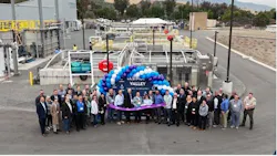 At the ribbon-cutting ceremony for the upgraded Horsethief Canyon Water Reclamation Facility. At the ribbon-cutting ceremony for the upgraded Horsethief Canyon Water Reclamation Facility.
