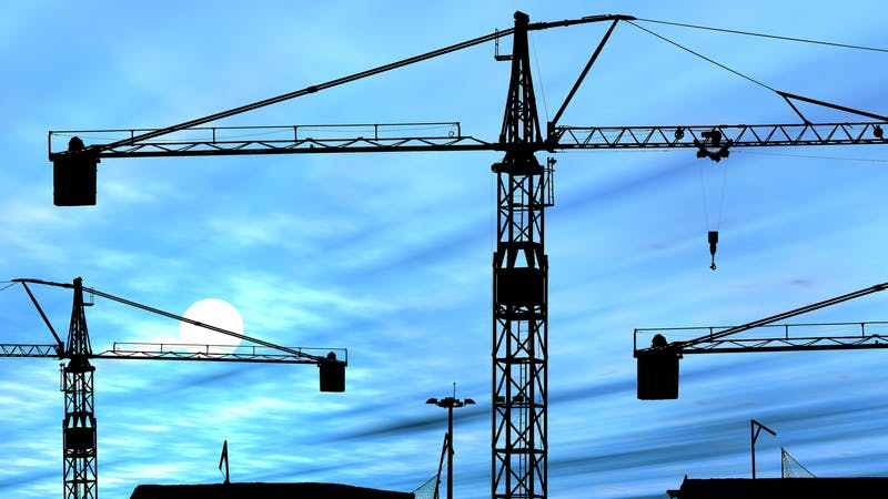 construction cranes
