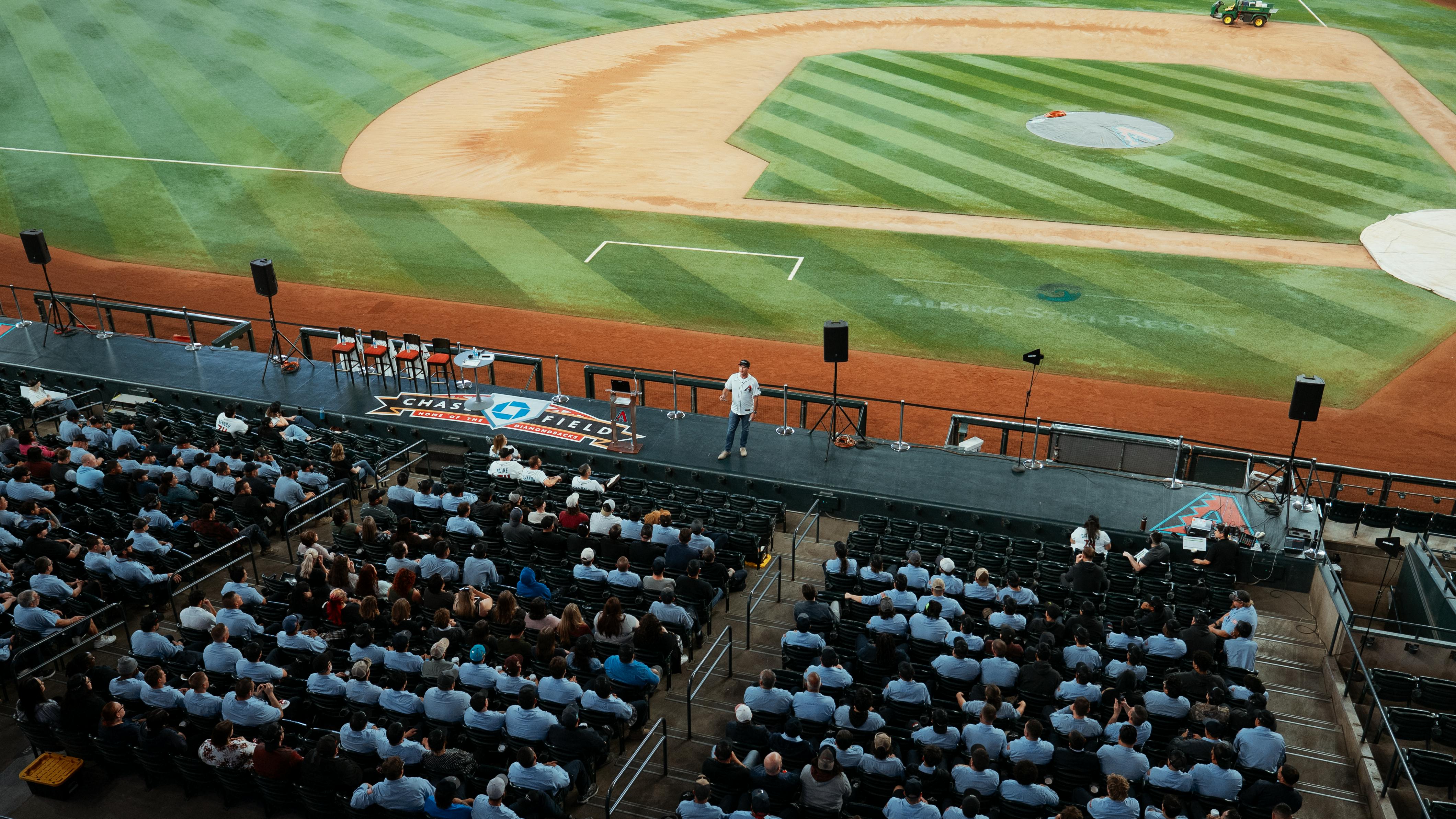 Parker & Sons brought nearly 1,000 employees together at Chase Field for their annual all-company meeting.