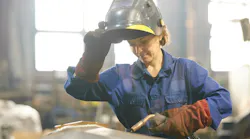 woman welding woman welding