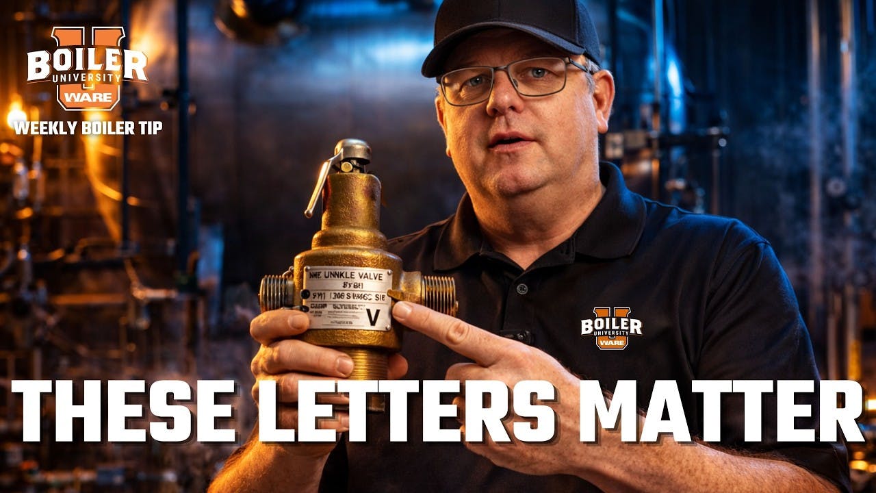 What Do Safety Valve Tags Mean? HV vs V vs UV Explained - Weekly Boiler Tip