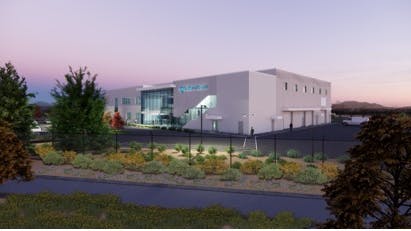 Conceptual architectural rendering of the Advanced Purified Water Facility.