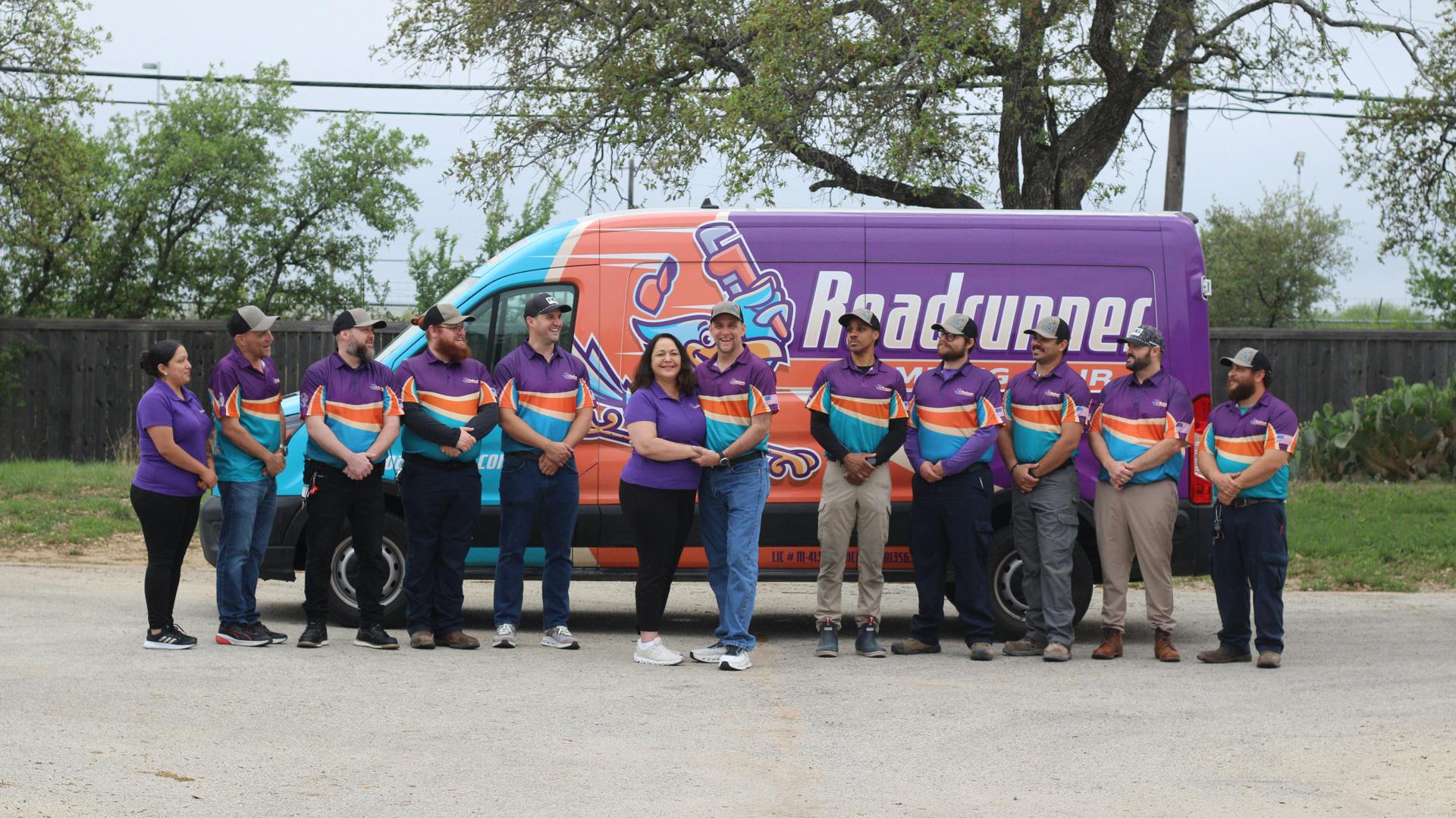 The Roadrunner Plumbing & Air team.