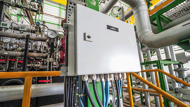 Local control panel of steam turbine systems in power plant