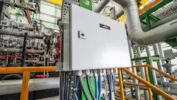 Local control panel of steam turbine systems in power plant Local control panel of steam turbine systems in power plant