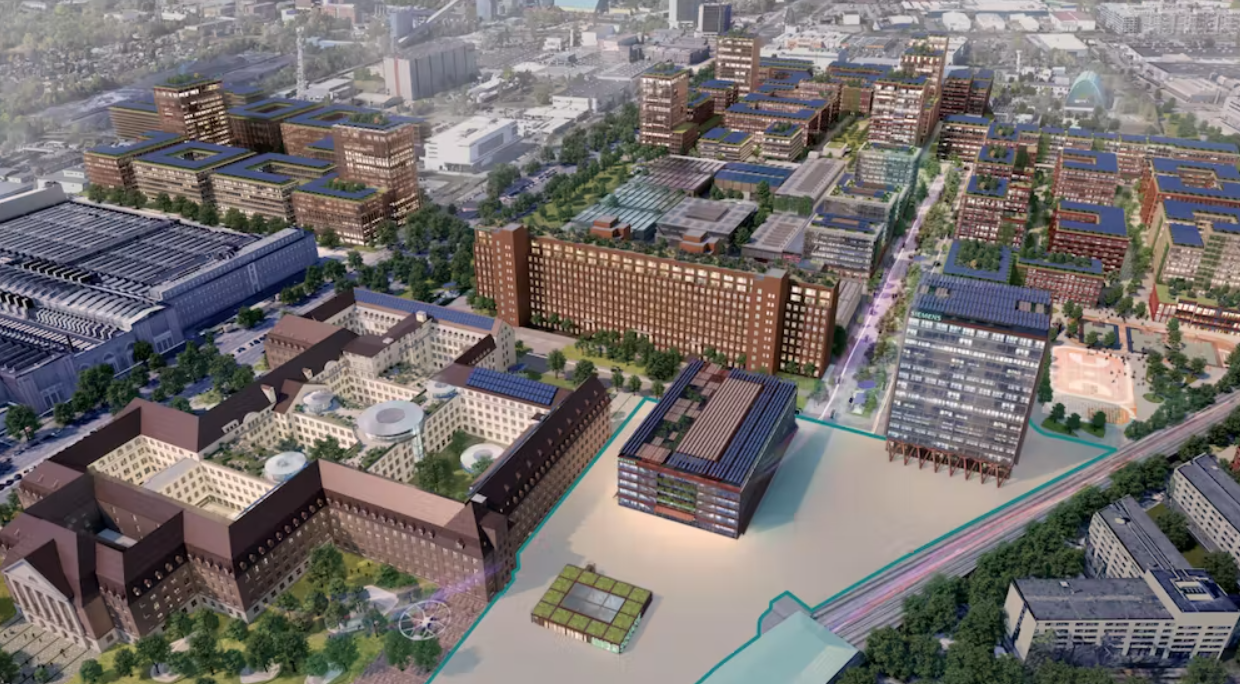 digital rendering of urban district