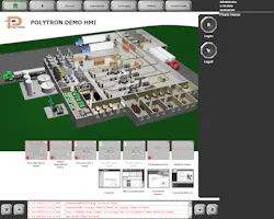 Figure 1: Large manufacturing facilities benefit from a central control station where the maintenance personnel can monitor multiple departments or the entire plant at one time. Figure 1: Large manufacturing facilities benefit from a central control station where the maintenance personnel can monitor multiple departments or the entire plant at one time.