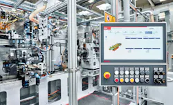 Figure 3: A mechatronics-enabled machine produces 200 varying stator hairpins for a major electric vehicle manufacturer. The combination of speed, power and flexibility, along with long-term availability, made PC-based control the optimal choice for the mission critical application. Figure 3: A mechatronics-enabled machine produces 200 varying stator hairpins for a major electric vehicle manufacturer. The combination of speed, power and flexibility, along with long-term availability, made PC-based control the optimal choice for the mission critical application.