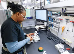 Figure 5: While the facility in Mason is equipped with the latest machining, assembly, test and automated logistics technologies, the people who apply these technologies are the most impressive aspect of Festo. Figure 5: While the facility in Mason is equipped with the latest machining, assembly, test and automated logistics technologies, the people who apply these technologies are the most impressive aspect of Festo.