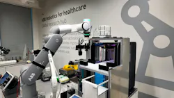 Figure 1: Integrating robots with laboratory instrument management software could accelerate automation adoption. Figure 1: Integrating robots with laboratory instrument management software could accelerate automation adoption.
