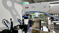 Figure 2: Cobots, communicated through the software platform, will support operations and enable the highest traceability, productivity and data management. Figure 2: Cobots, communicated through the software platform, will support operations and enable the highest traceability, productivity and data management.