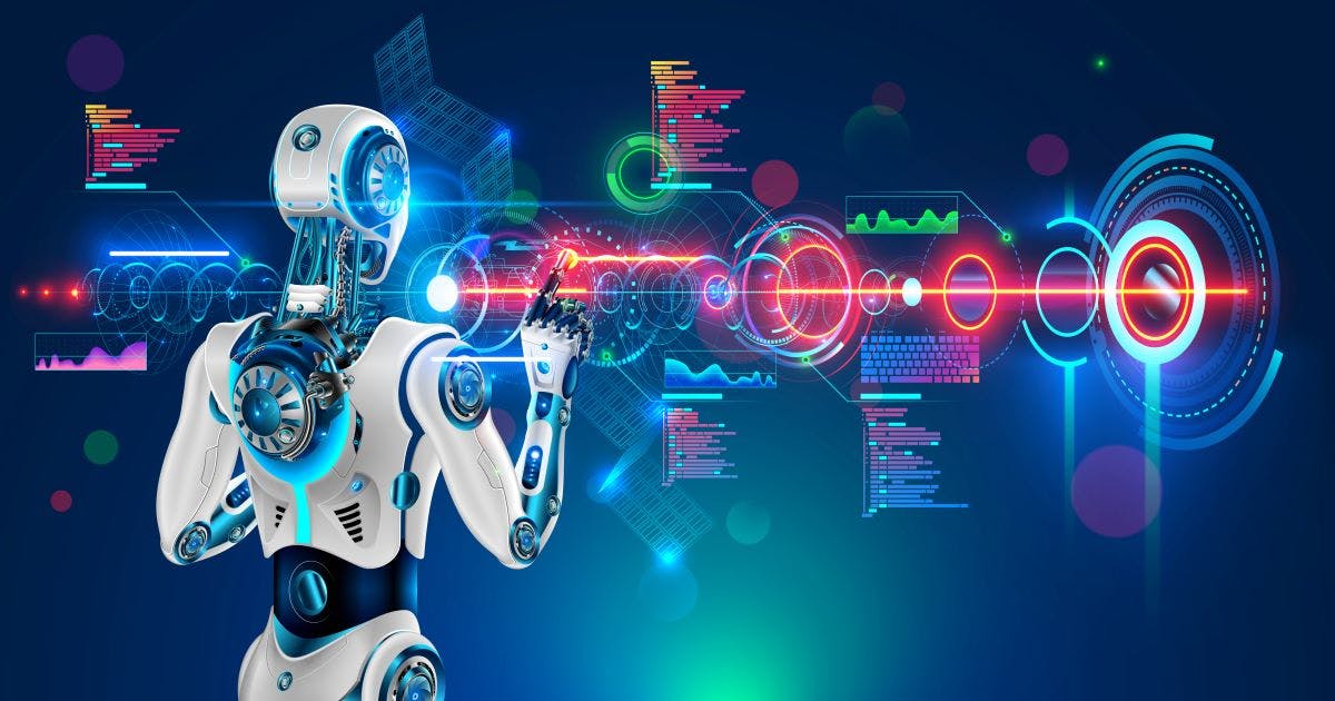 Robotics, AI and SDA concept