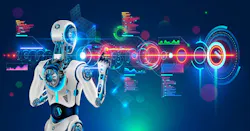 Robotics, AI and SDA concept Robotics, AI and SDA concept