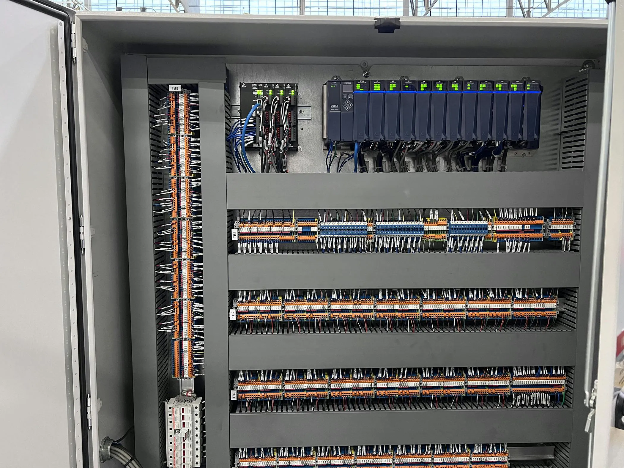 Figure 3: With the motion control system installed, the first order of business was to tune the press&rsquo;s 53 axes across the RMC200 and accompanying RMC150 controllers.