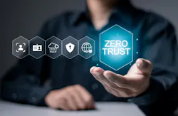 Zero trust security concept Zero trust security concept
