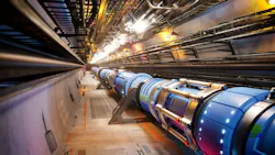 Artistic representation of the tunnel for the future circular collider. Artistic representation of the tunnel for the future circular collider.