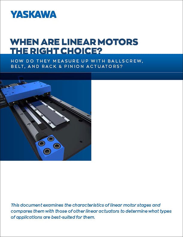 When Are Linear Motors the Right Choice?